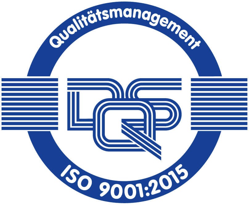 Logo: DQS Qualitätsmanagement ISO 9001:2015